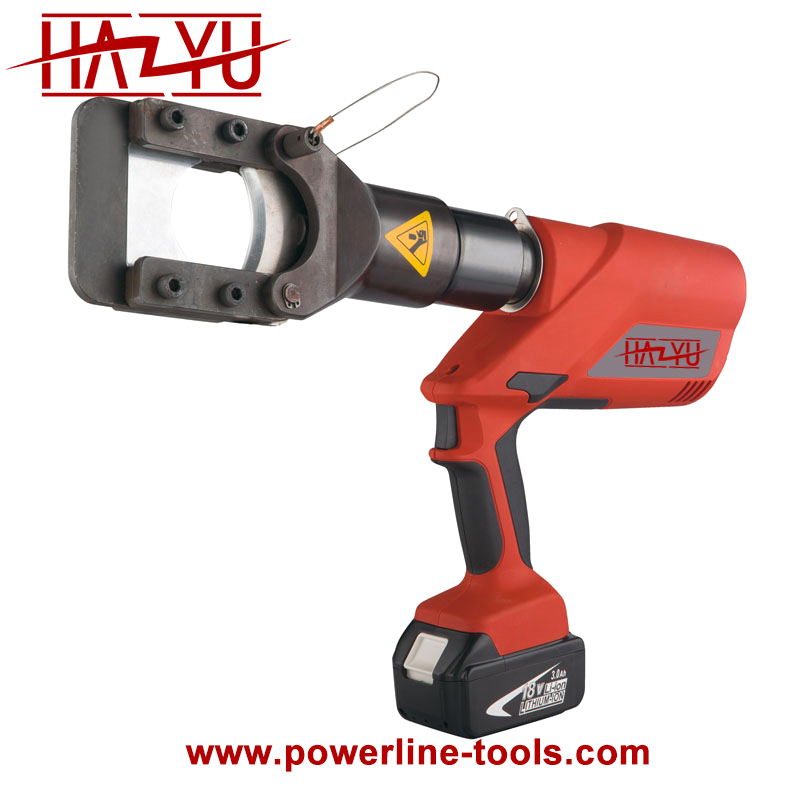 Electrical Battery Powered Hydraulic Cable Cutter Cutting Force 120kN