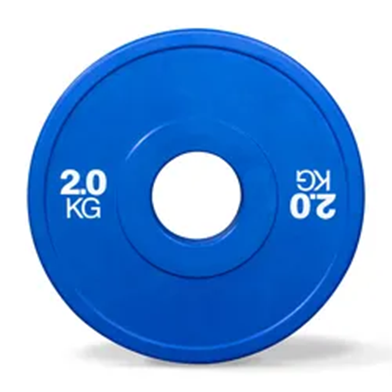 Olympic Fractional Plates 1.25LB 2.5LB 5LB Set Rubber Coated Fractional Change Plates 2-inch Color Weight Plates for Strength Training Weight Loss Sold in Pairs