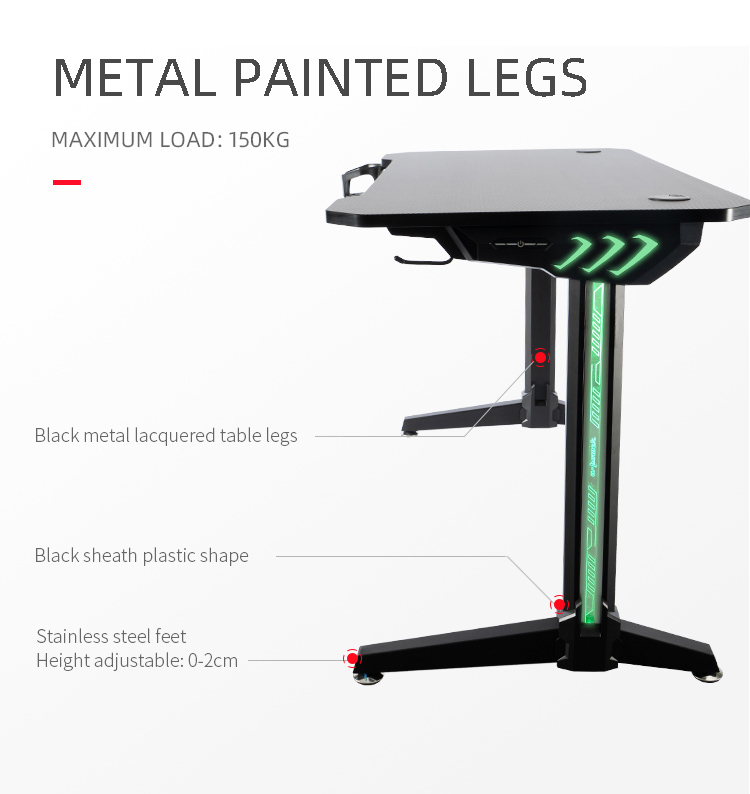140cm-Gamer-table-with-T-shpe-legs-and-mouse-pad-Model-LY (4)