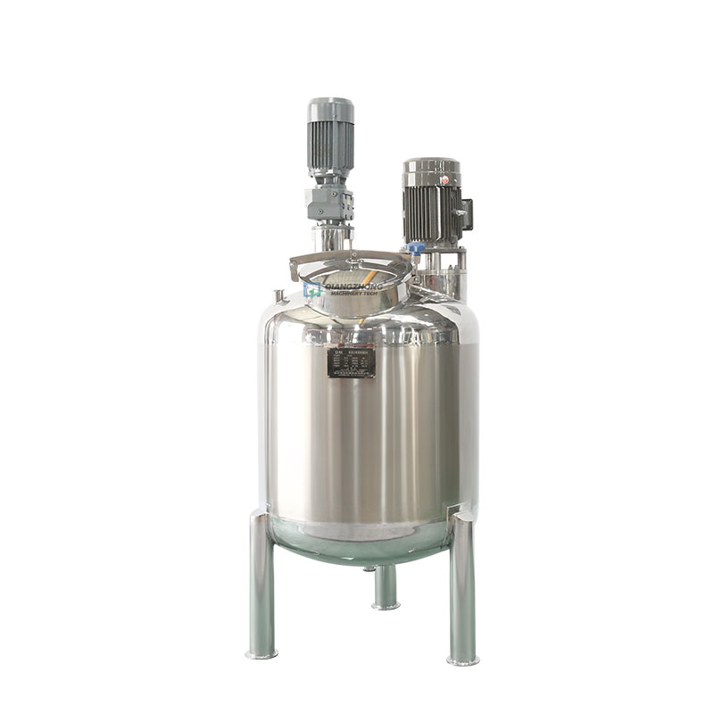 Single-layer elliptical head dispersion mixing tank