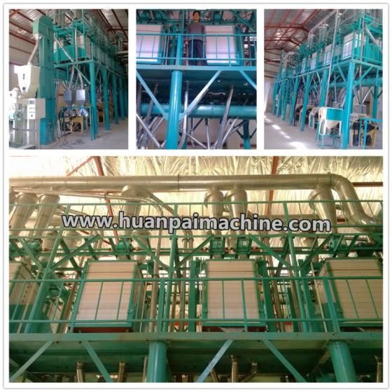 120T wheat flour mill machine plant in Ethiopia