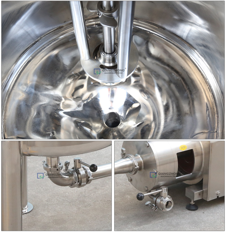 100L single layer emulsification tank to emulsification pump08