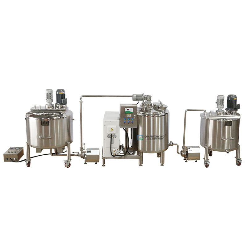 refrigerated dispersion and mixing tank system