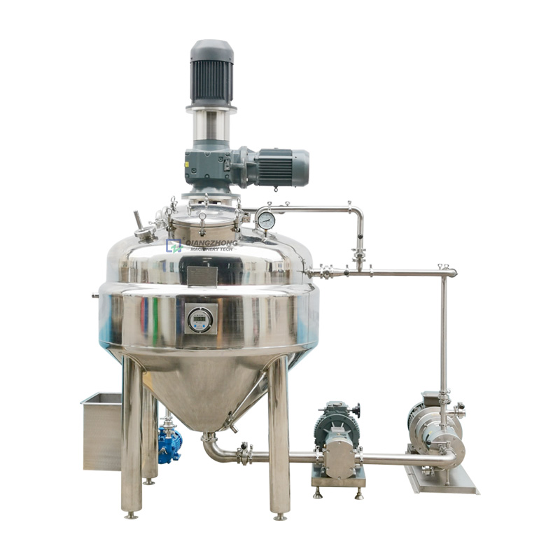 Industrial mayonnaise emulsification mixing tank