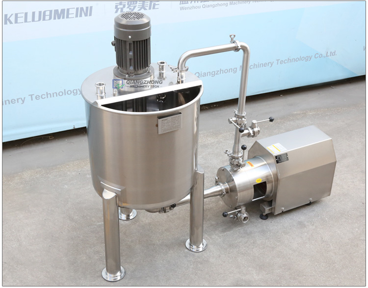 100L single layer emulsification tank to emulsification pump10