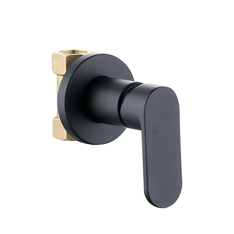 Brass Stop Cock Concealed Cold Valve Matte Black