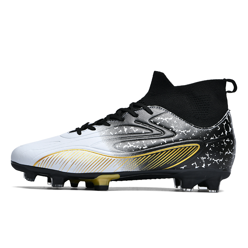 Fashion Men's Sports Soccer Boots Outdoor Indoor White Football Shoes Soccer Cleats Spikes Shoes for Football