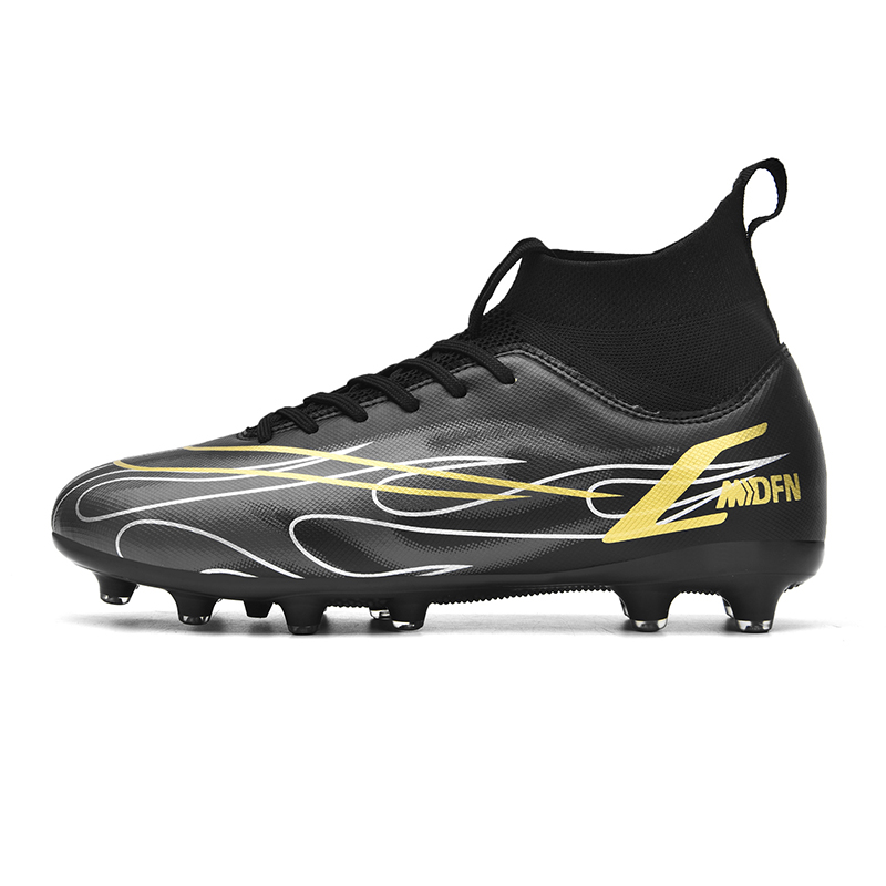 High-top men's football shoes youth training student foot boots sports soccer shoes