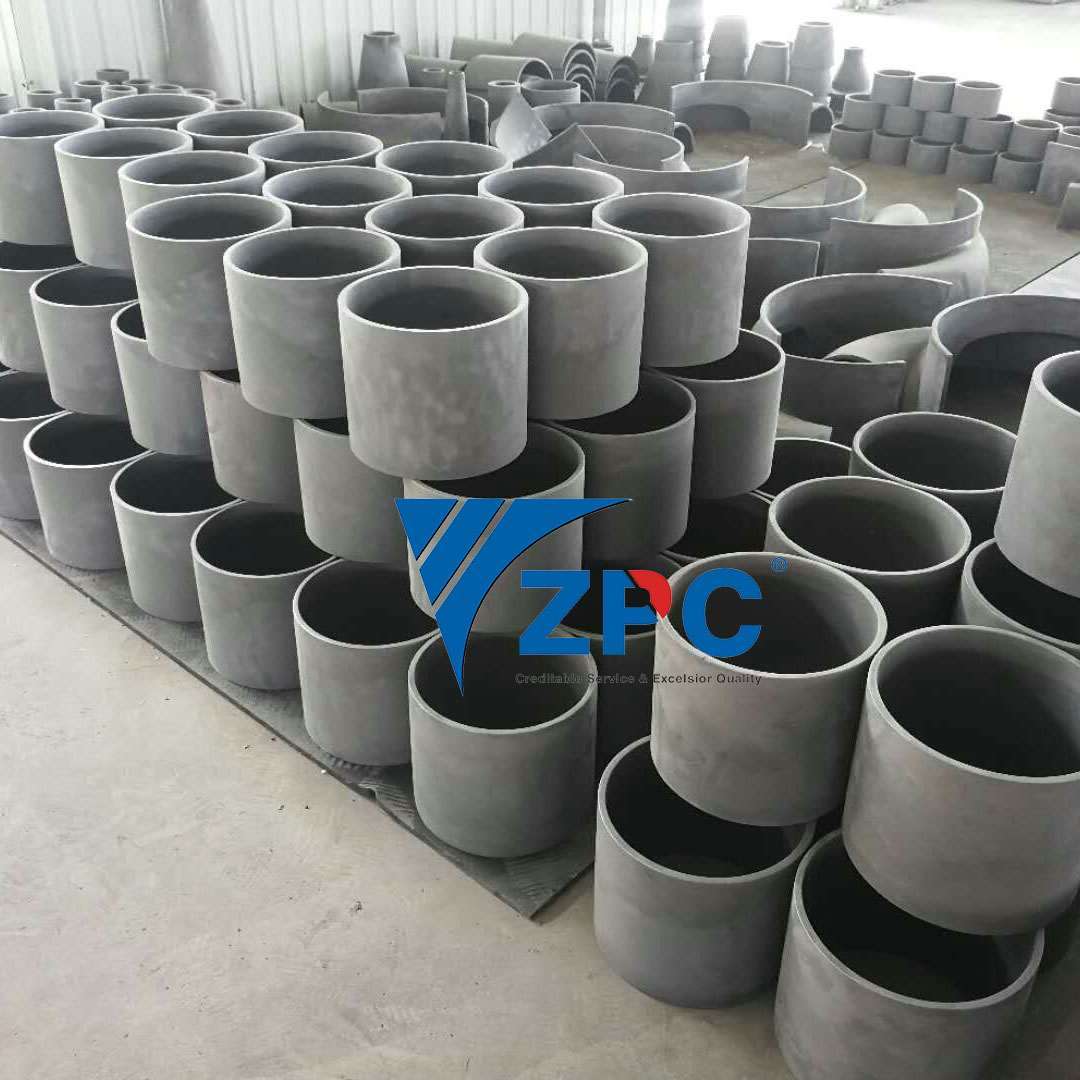 wear resistance silicon carbide cylinder, cone, spigot, etc