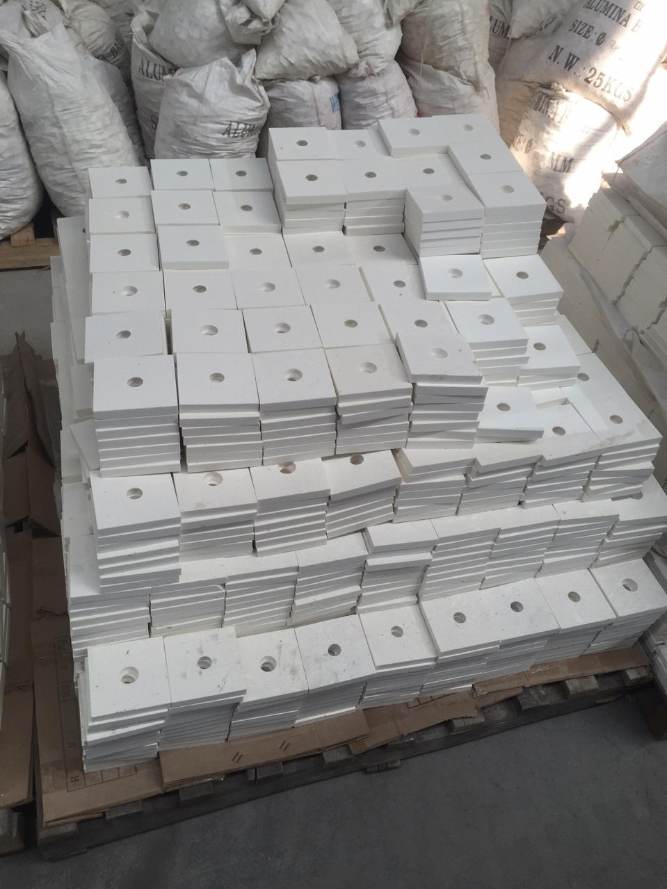 92% Alumina tiles and pipe Linings - ceramic lined wear-resistant pipe