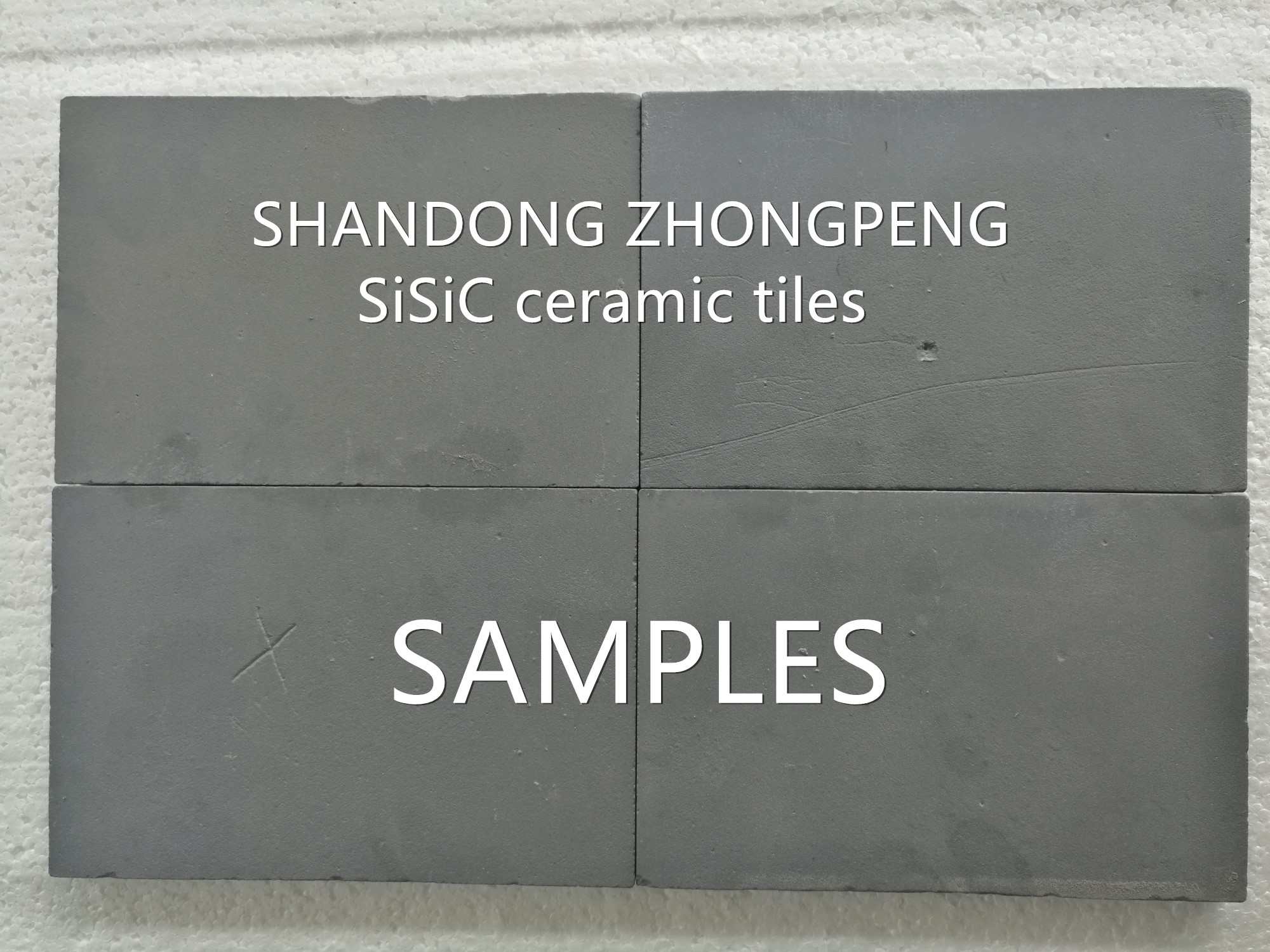 Wear resistant ceramic tiles factory manufacturer- SiC plates and 92%, 95% Alumina plates