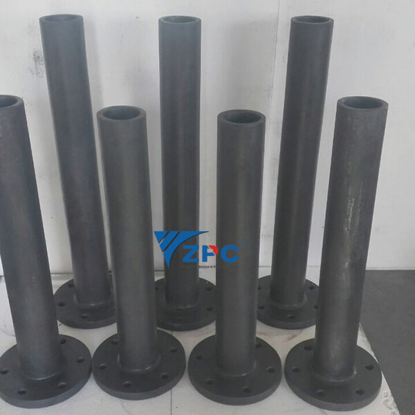 Thick walled silicon carbide tube