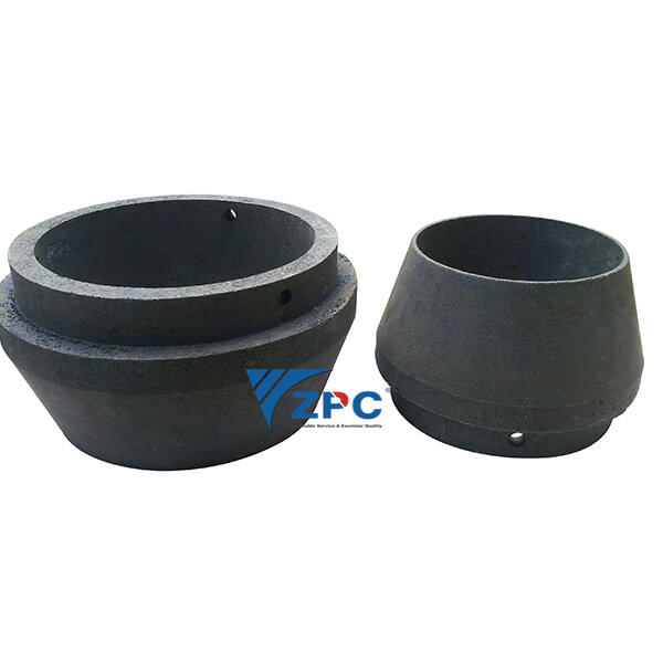 wear resistant ceramic liner - RBSC (SiSiC) cone