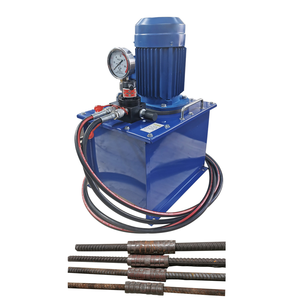 construction tools portable electric steel rod rebar cold extrusion squeezing stamping machine