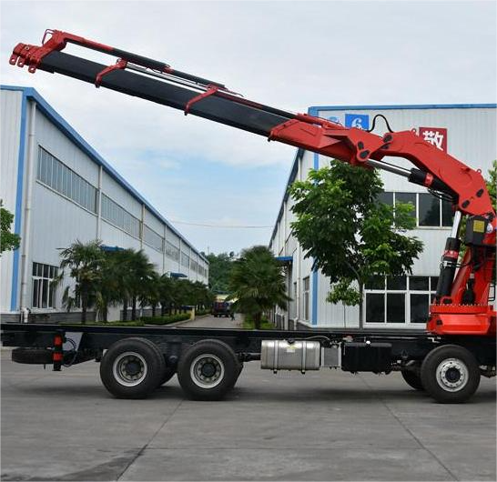 4 Ton Hydraulic Articulated Knuckle Boom Truck Mounted Crane