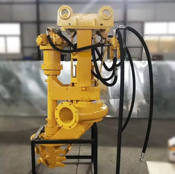 Hydraulic mud submersible sand dredge slurry pumps with cutter head