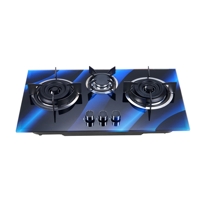 cylinder built in kitchen appliance 3 burner three burner stainless steel cooking gas hob gas cooker gas stove RDX-GH012