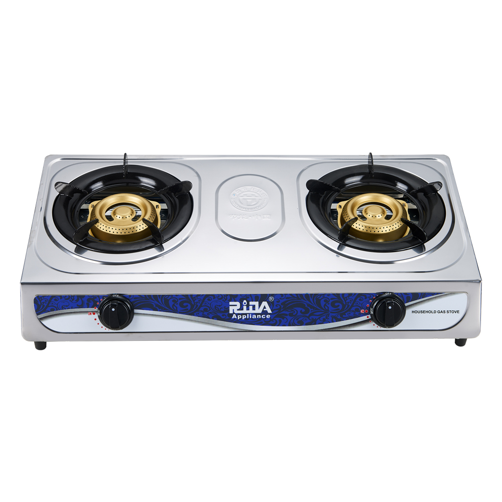 Automatic lpg table top cooking appliance gas burner table top stainless steel gas stove gas cooker RD-GD380