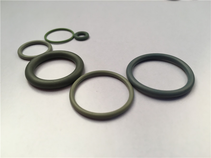 Heat Resistant Rubber Viton O Ring Green With Wide Working Temperature Range