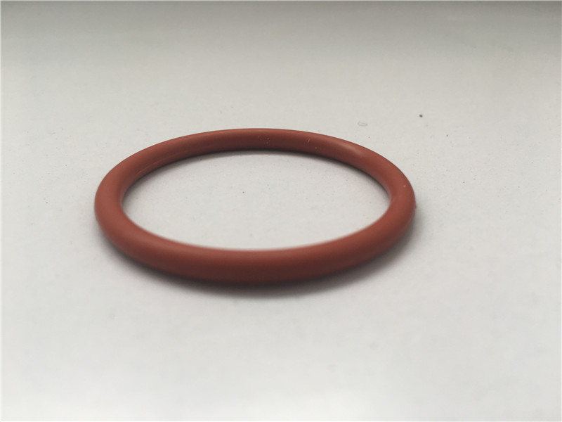 FKM 60 Shore Fluoroelastomer Red FKM O Ring Seals For Auto