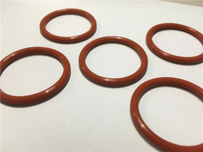 AS568 Low Temperature Red Silicone O Ring Seals