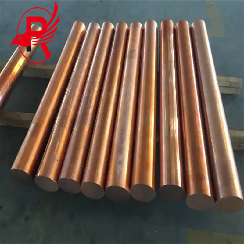 C10100 C10200 Free-oxygen Copper Rod In Stock Regular Size Copper Bar Fast Delivery Red Copper Rod