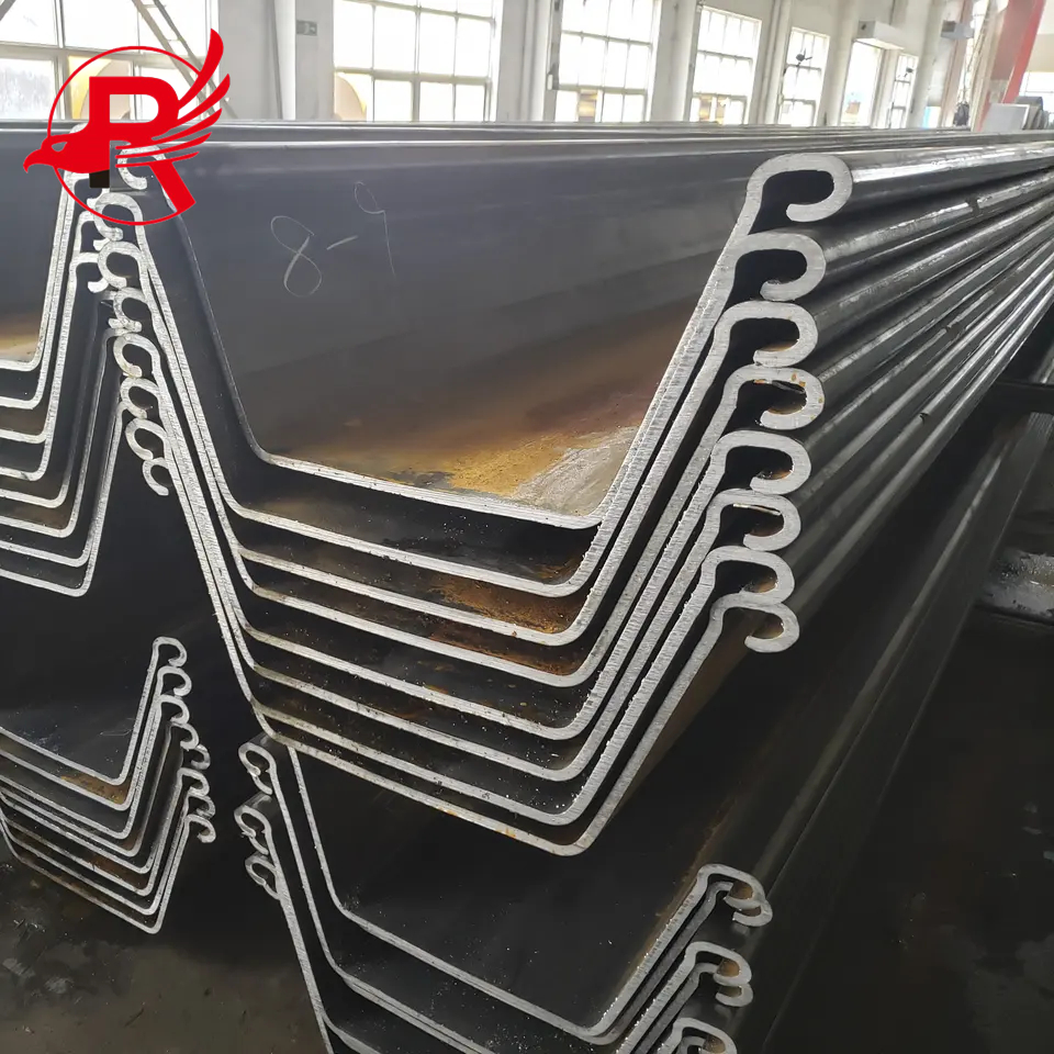 Low Price 10.5mm Thickness Steel Sheet Pile Type 2 SY295 Hot Rolled Sheet Piles