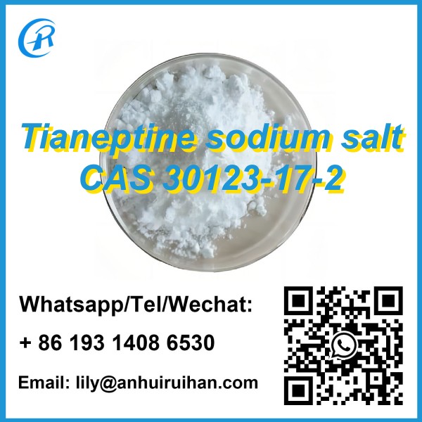 Hot Selling 99.9% High Purity Tianeptine sodium salt CAS 30123-17-2