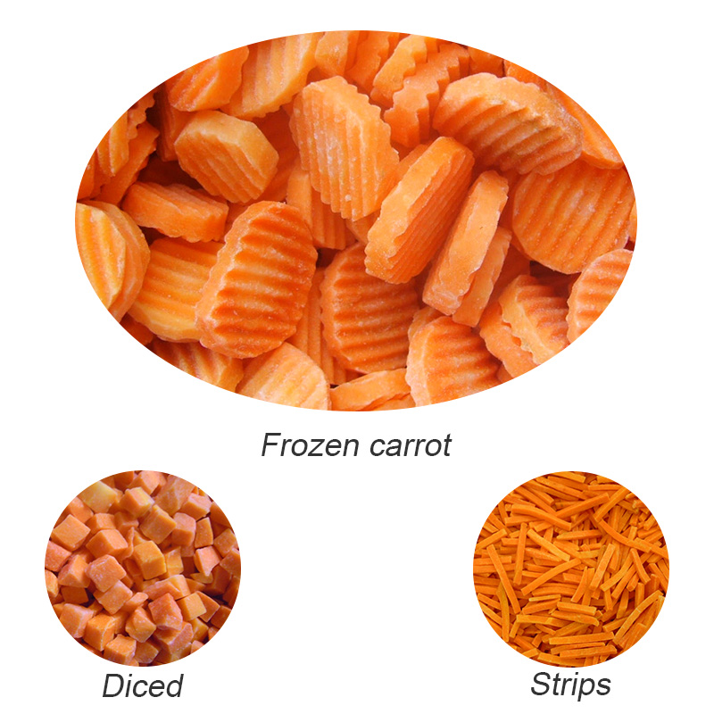 Frozen Chinese carrot IQF carrot cubes with special discount