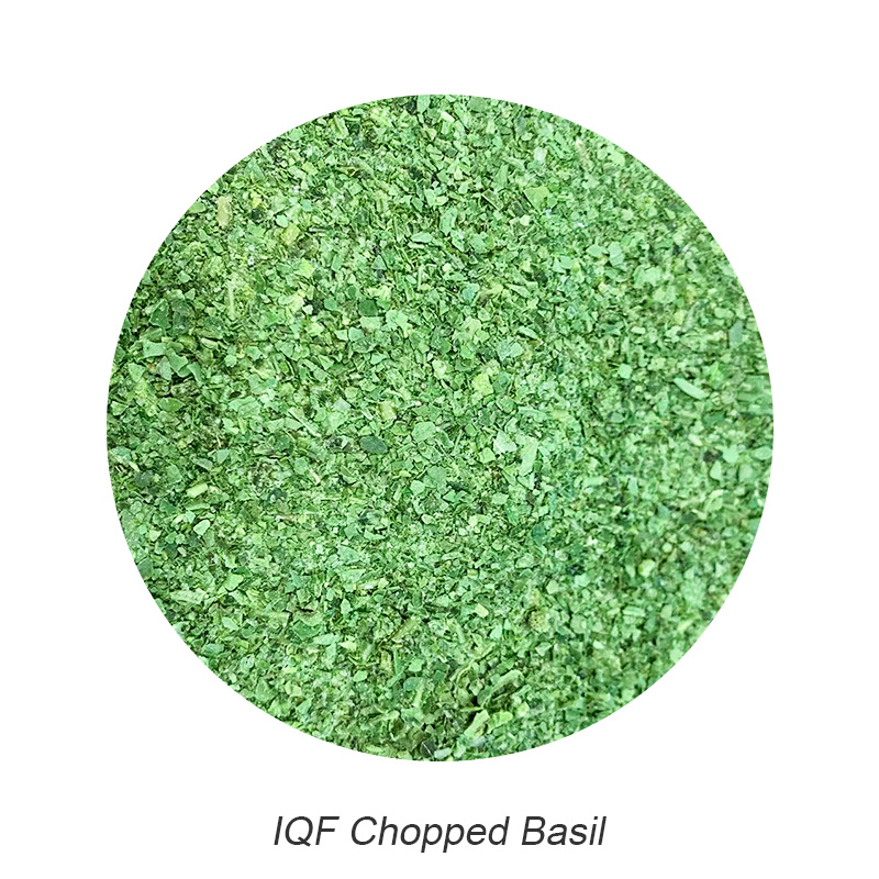 Frozen chopped basil Chinese IQF basil delivered fast