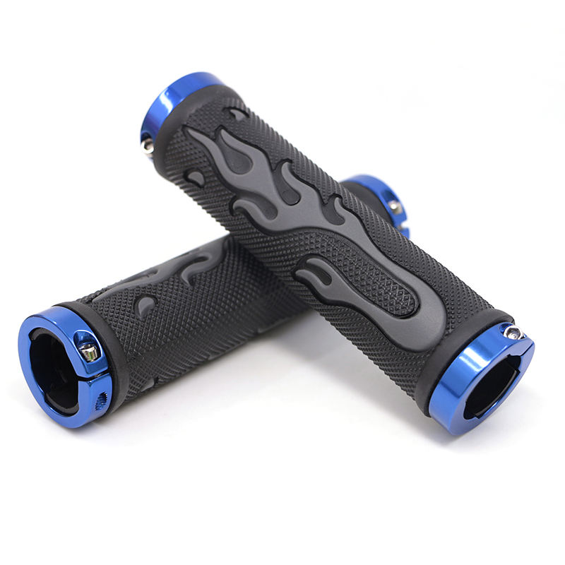  Bike riding accessories high quality lock on non-slip rubber bmx bicycle handlebar grip