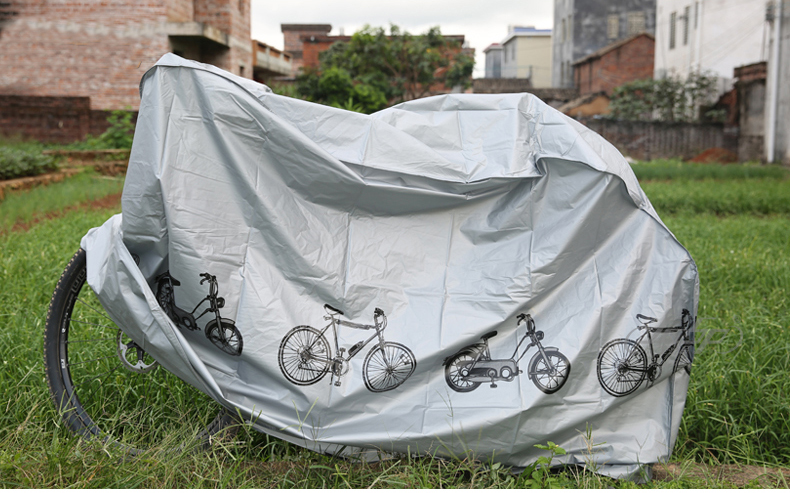  Water/Sun/Snow Proof 0.06mm PEVA 200*110cm with Closing Universal Bicycle accessories Cover