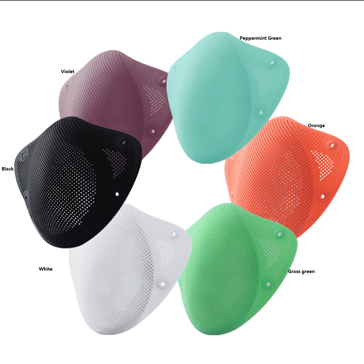 Non- Disposable Reusable Anti Pollution Antivirus Silicone Anti Dust Face Mask