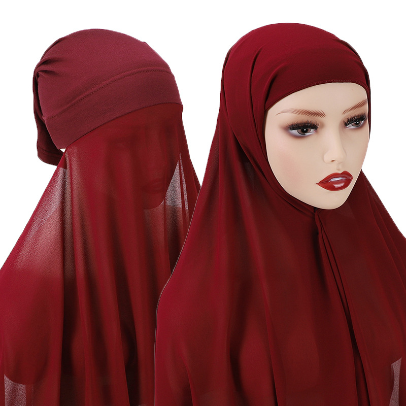Instant Chiffon Hijab ready to wear muslim accessories for women