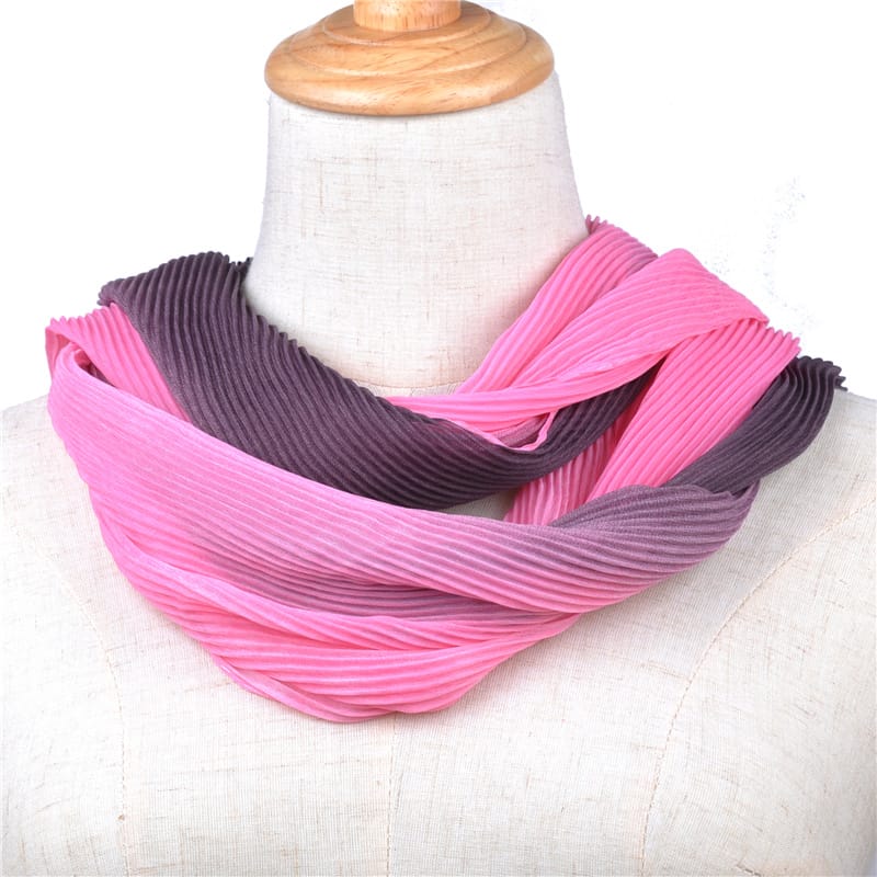  Premium chiffion Soft Multicolor Sheer Infinity loop Scarf  Chiffon  SunProof Neck