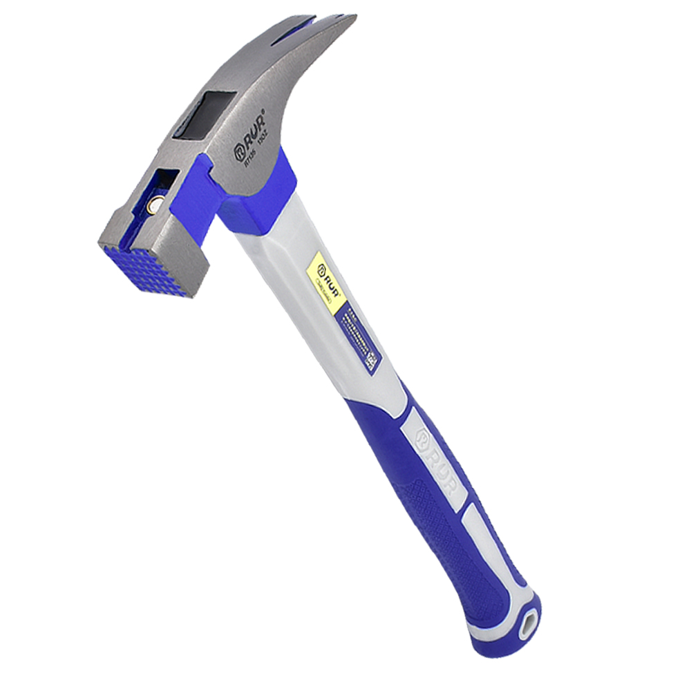 Square Head 13OZ Shockproof Handle Claw Hammer