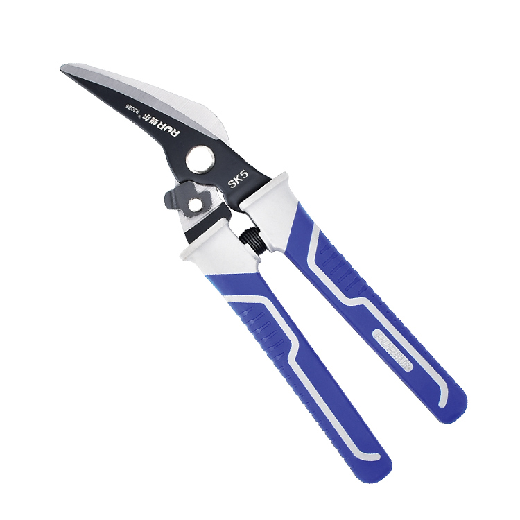 Alloy Steel Muti-functional Tinman's Snips With Rubber Handle 