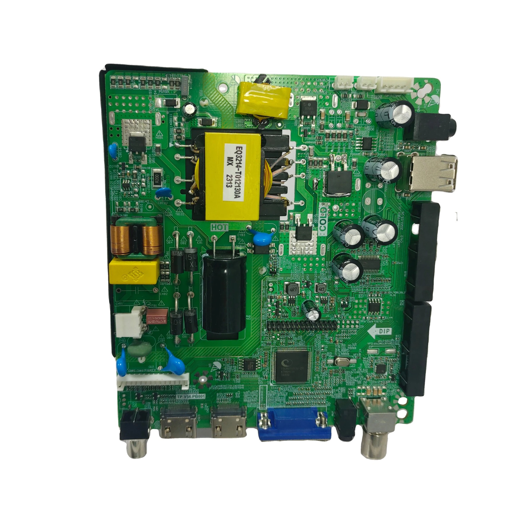 LED TV MAINBOARD TP.V56.PB801 43inch 33v-103v universal  LCD TV Mother board 