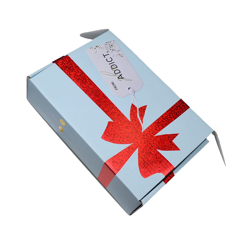 Large Gift Box with Lid Size, Sturdy Gift Box, Blue packaging box, Presents, Birthday, Christmas