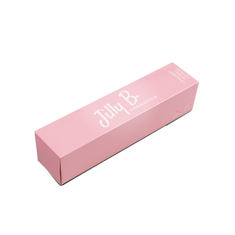 Free Design Art Paper Packaging Custom Logo Lip Gloss Tubes Box Lipstick Makeup Box