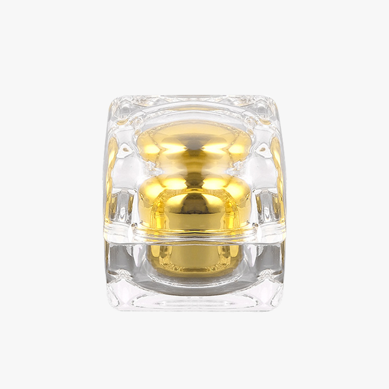 5g 50g Empty Square Double Wall Acrylic Cream Jar 