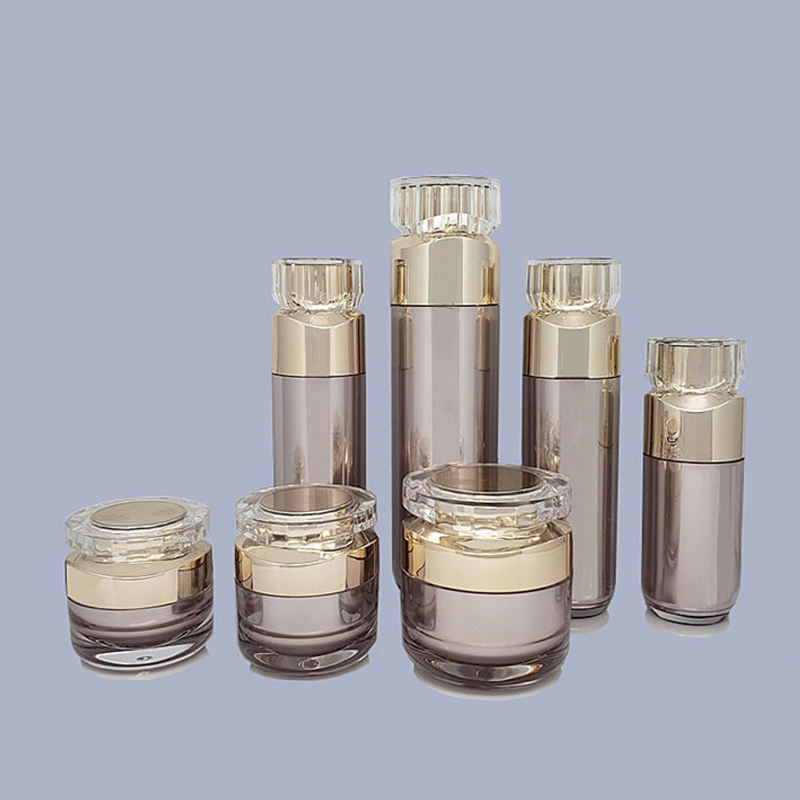 Brown Plastic Skincare Packaging Collection