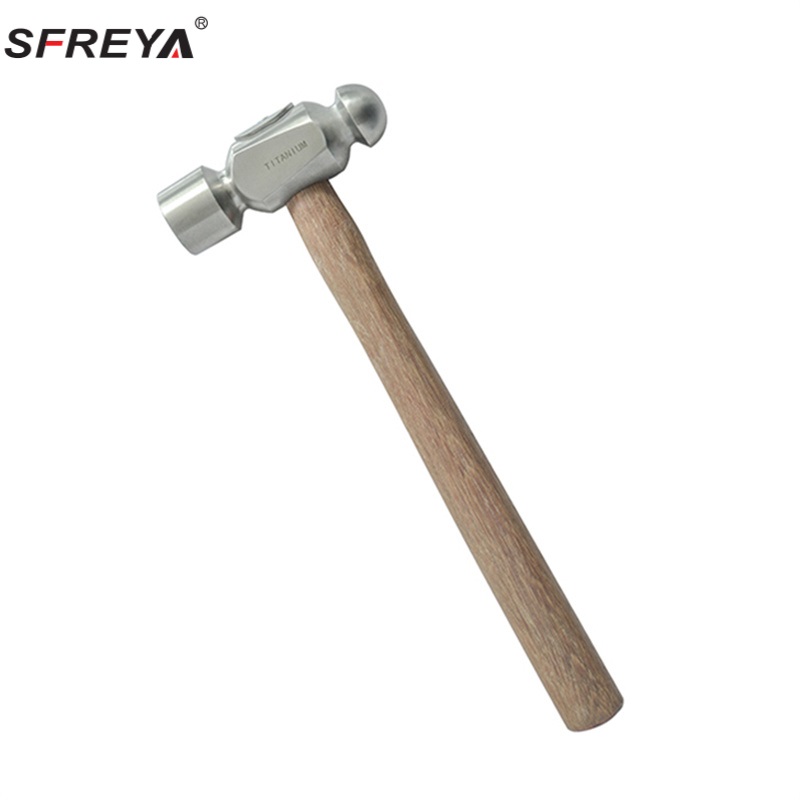 Titanium Ball Pein Hammer with wooden handle