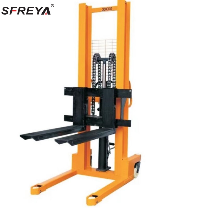 Manual Hydraulic Stacker, hand forklift