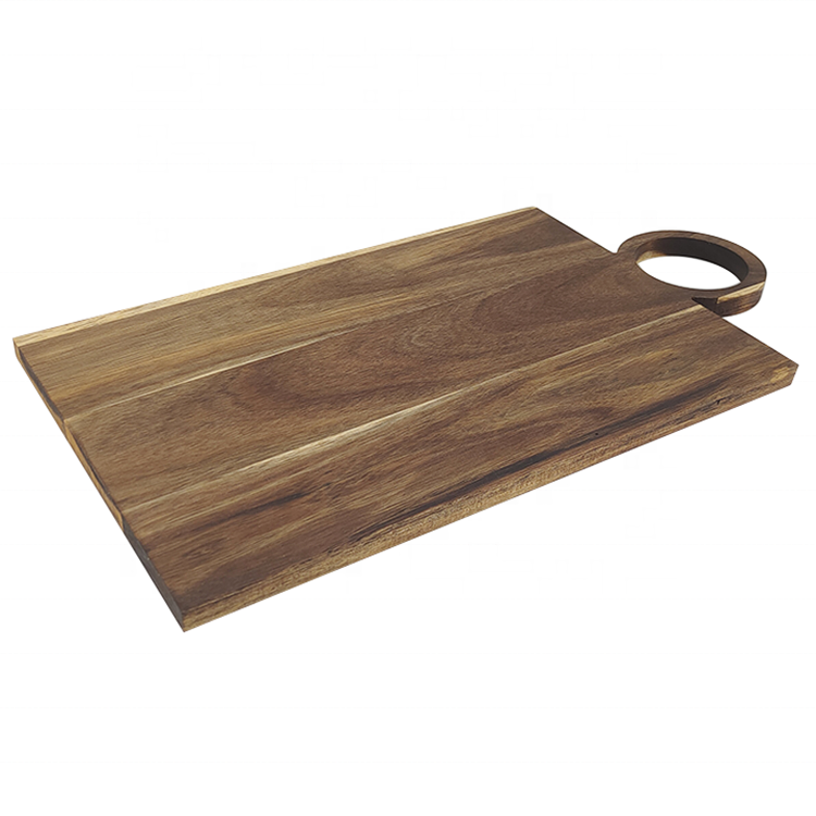 Shangrun Square Handle Wooden Acacia Wood Cutting Board