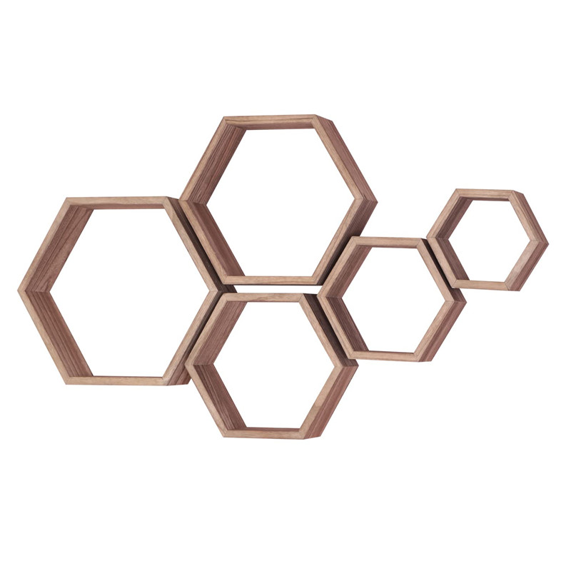 Shangrun Hexagon Floating Shelves