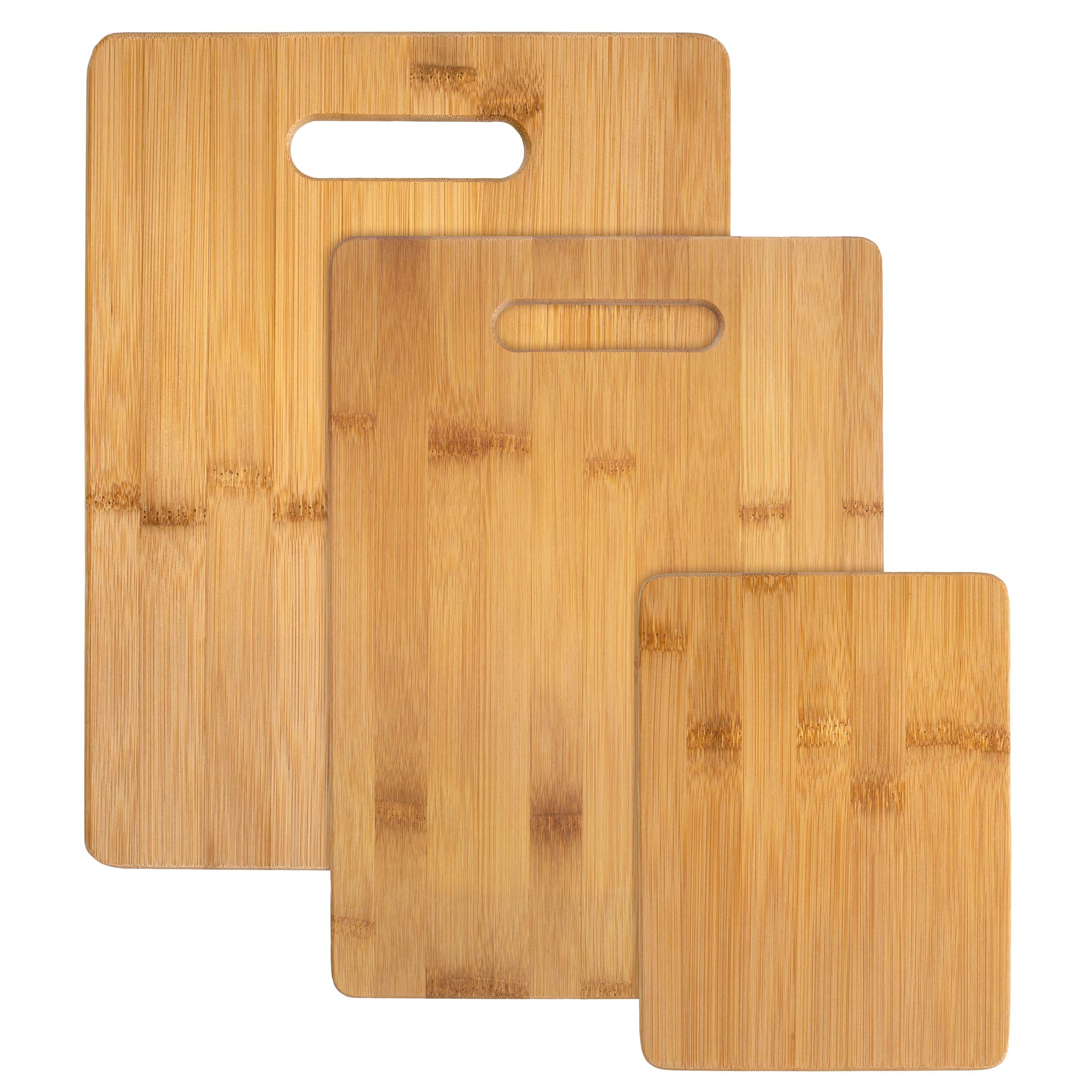 Shangrun 3-Piece Bamboo Cutting Board Set