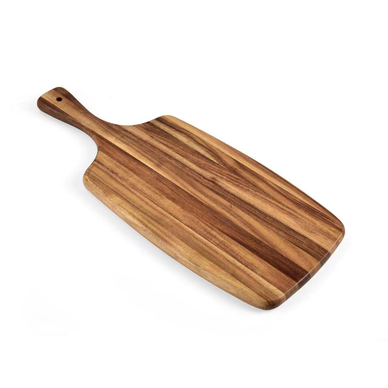 Shangrun 17 x 7 Inch Wooden Charcuterie Board for Bread, Meat, Fruits, Cheese and Serving