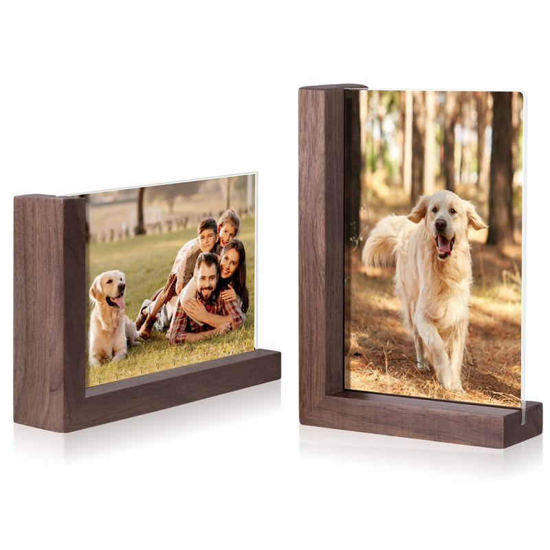 Shangrun 4x6 Wooden Picture Frames 2 Pack
