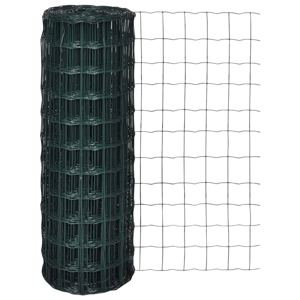 Green PVC coated Euro Fence for garden fence